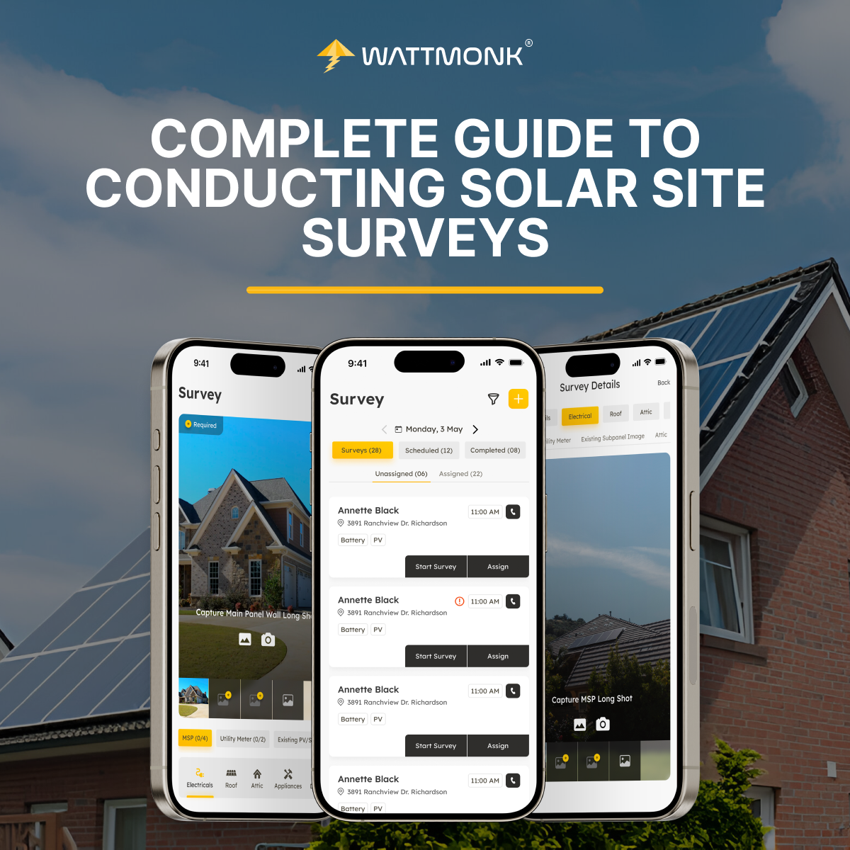 solar site survey, solar site survey guide, solar site surveyy form, solar permit package