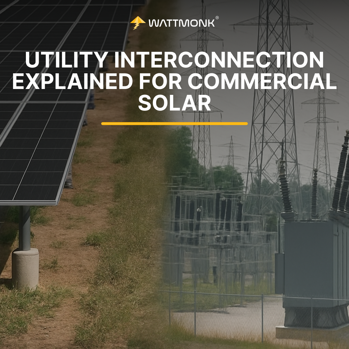 utility interconnection, pt o, commercial solar project